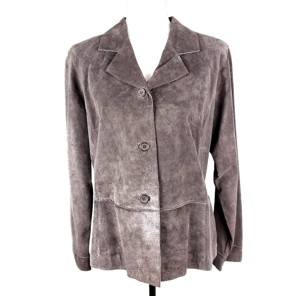 Brandon Thomas Suede Leather Jacket XL NWT